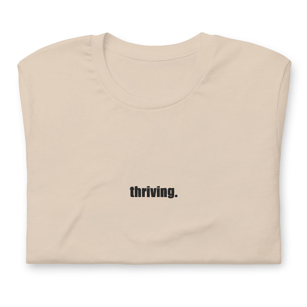 Thumbnail: the thriving tee.