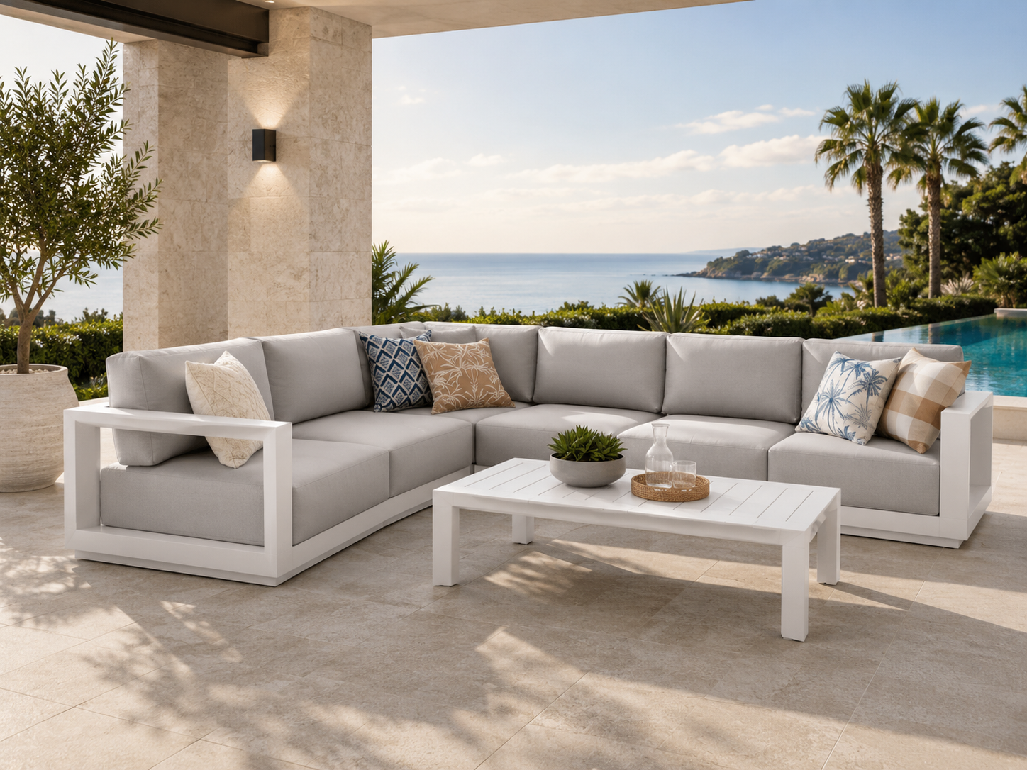 'Bondi' Outdoor Modular Corner Lounge Setting