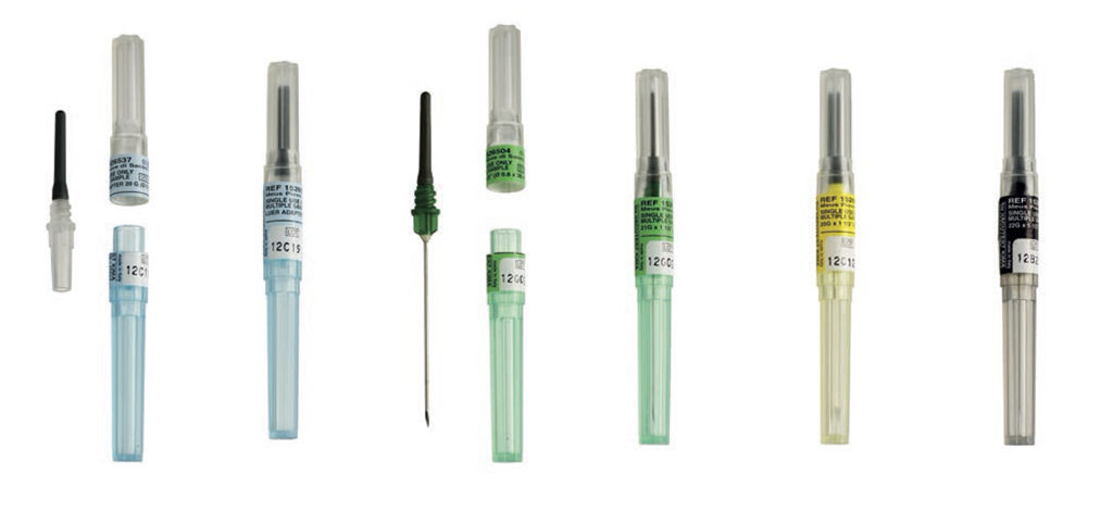 Aghi sterili per prelievi multipli 22G 1½" (Ø 0,7 x 38 mm)