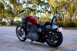 mean machines harley chopper