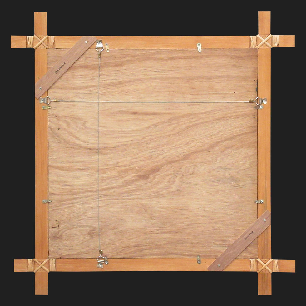 Thumbnail: 20X20 RAIN FOREST FRAME IN SI/NATURAL FINISH (RFF-20X20-SI)