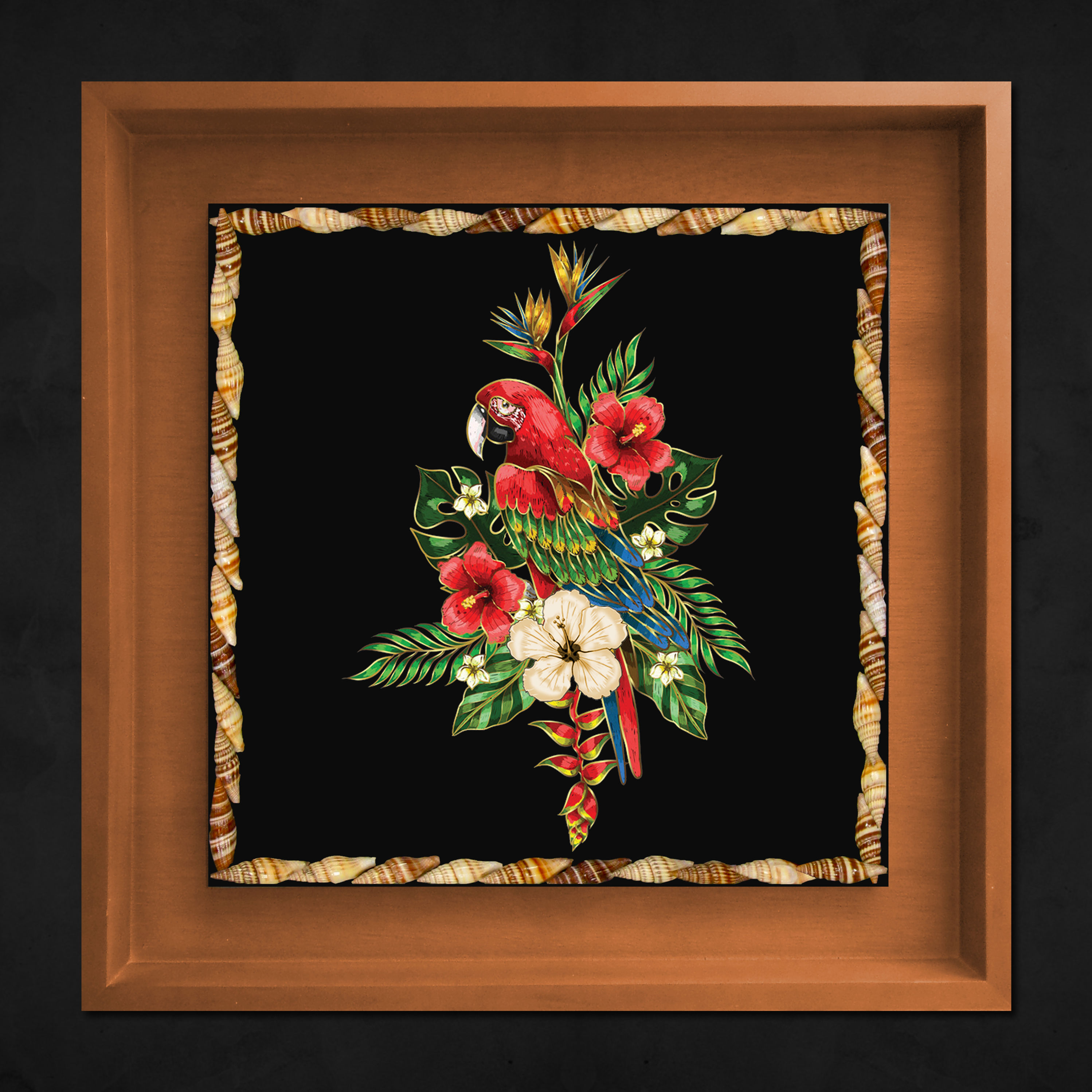 DIY SHELL KIT ON 16.5X16.5 SB FRAME BROWN (SB-602/DIY-SD-1624)