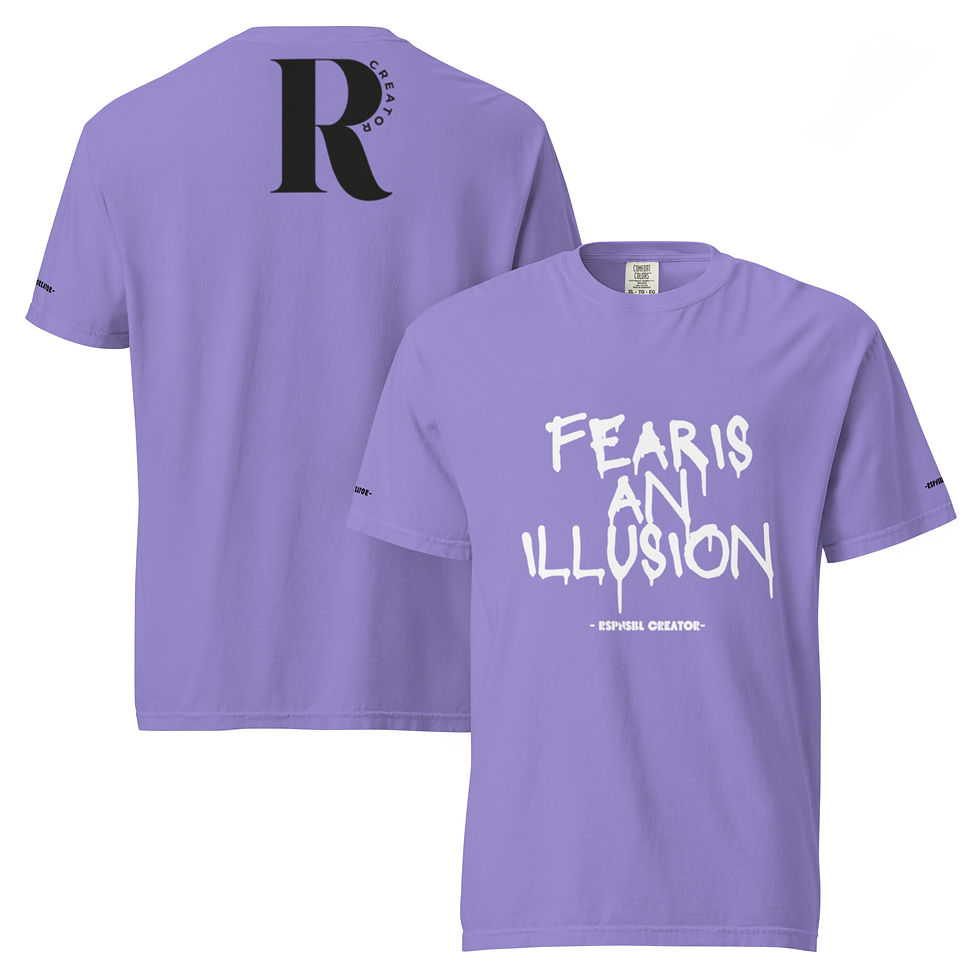 Thumbnail: Overcome: Fear is an Illusion Cotton T-shirt
