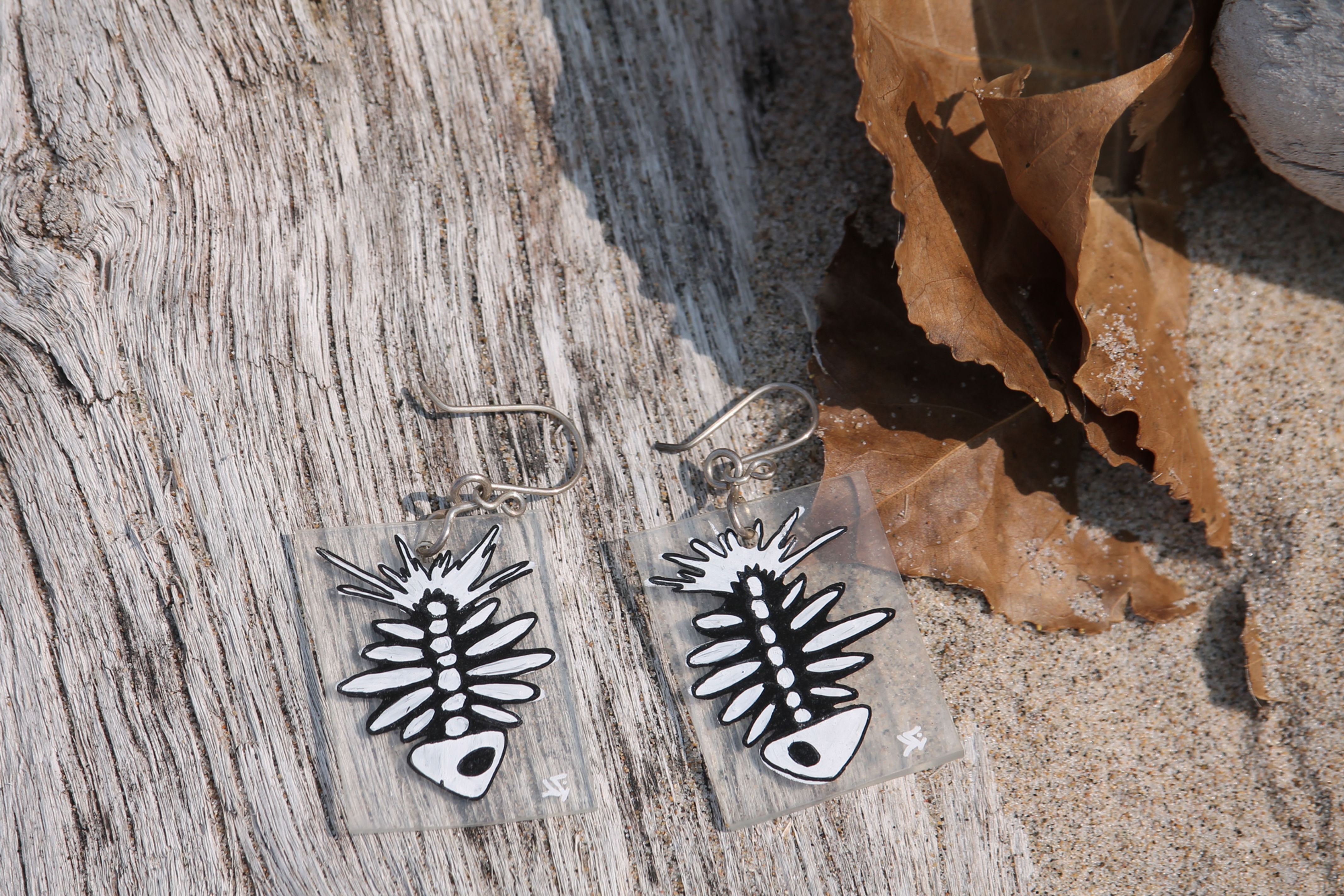 Fish Bones Earrings
