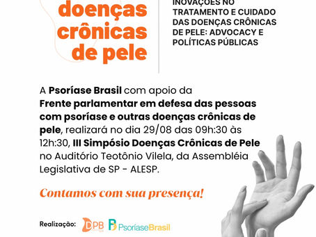 Você está convidado para o III Simpósio de Doenças Crônicas de Pele