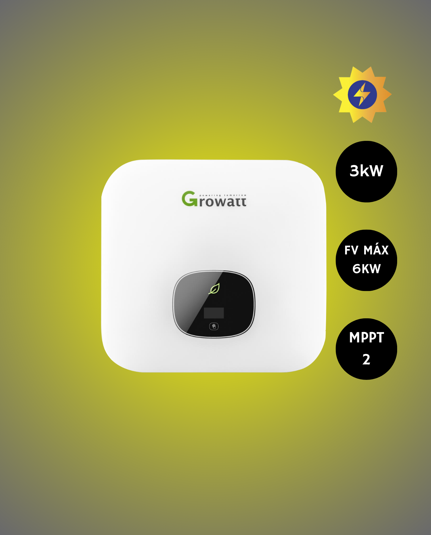 Inversor Solar Hibrido Growatt MIN 3000 TL-XH (Monofasico)