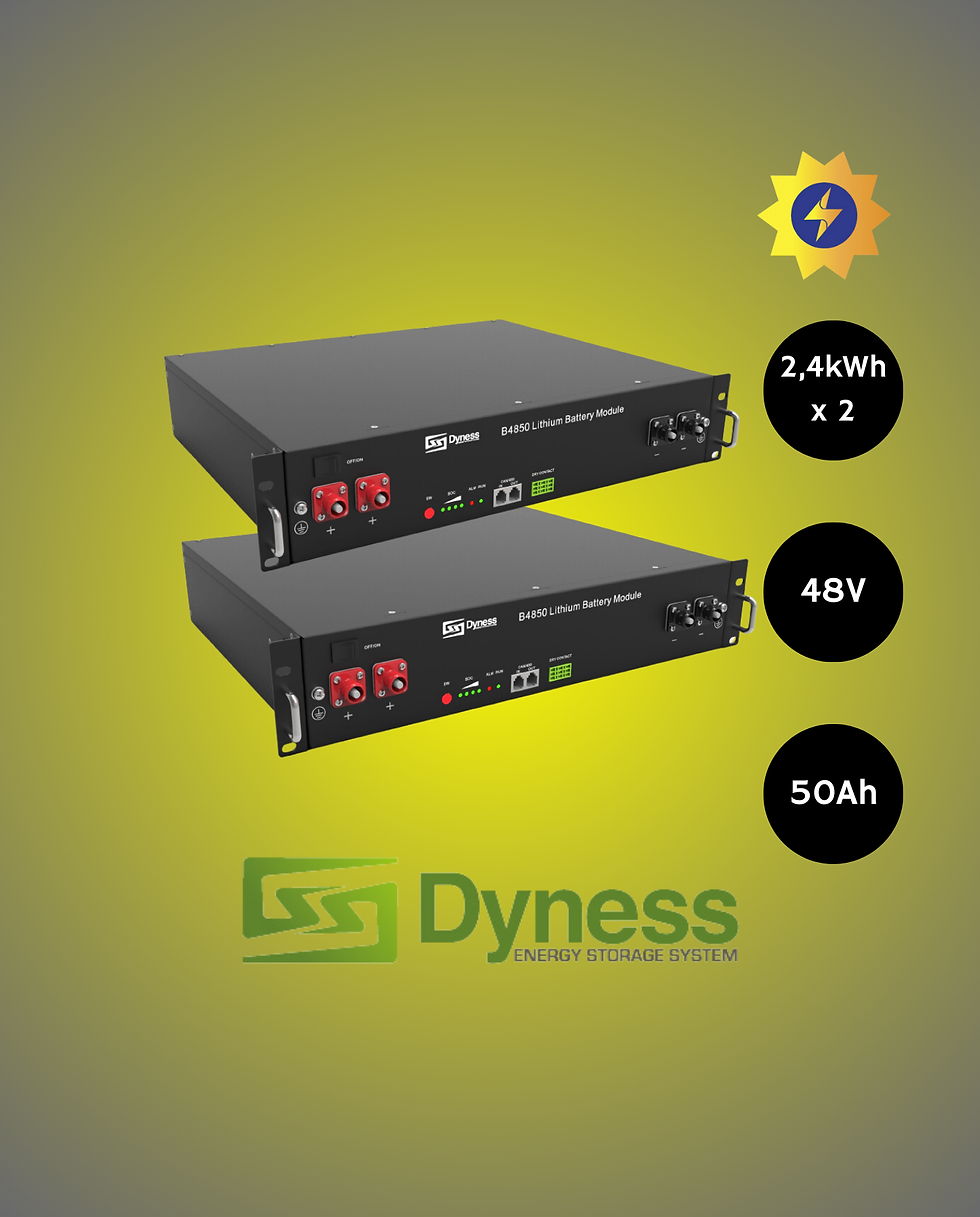 Miniatura: KIT BATERIA DYNESS B4850 48V 4,8kWh + INVERSOR GROWATT SPH6000 (MONOFÁSICO)