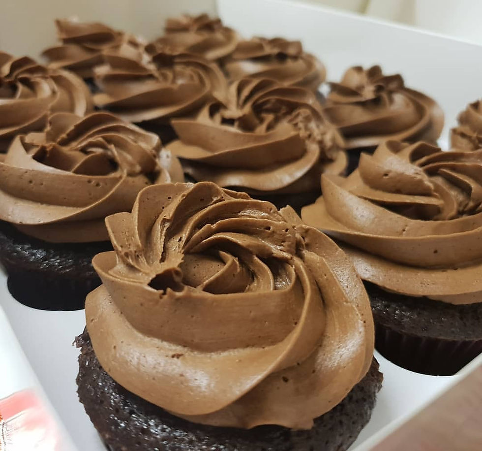 Galaxy Chocolate Cupcakes with Silky Smo