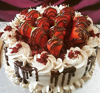 Baileys Cake with Fresh Strawberries.JPG