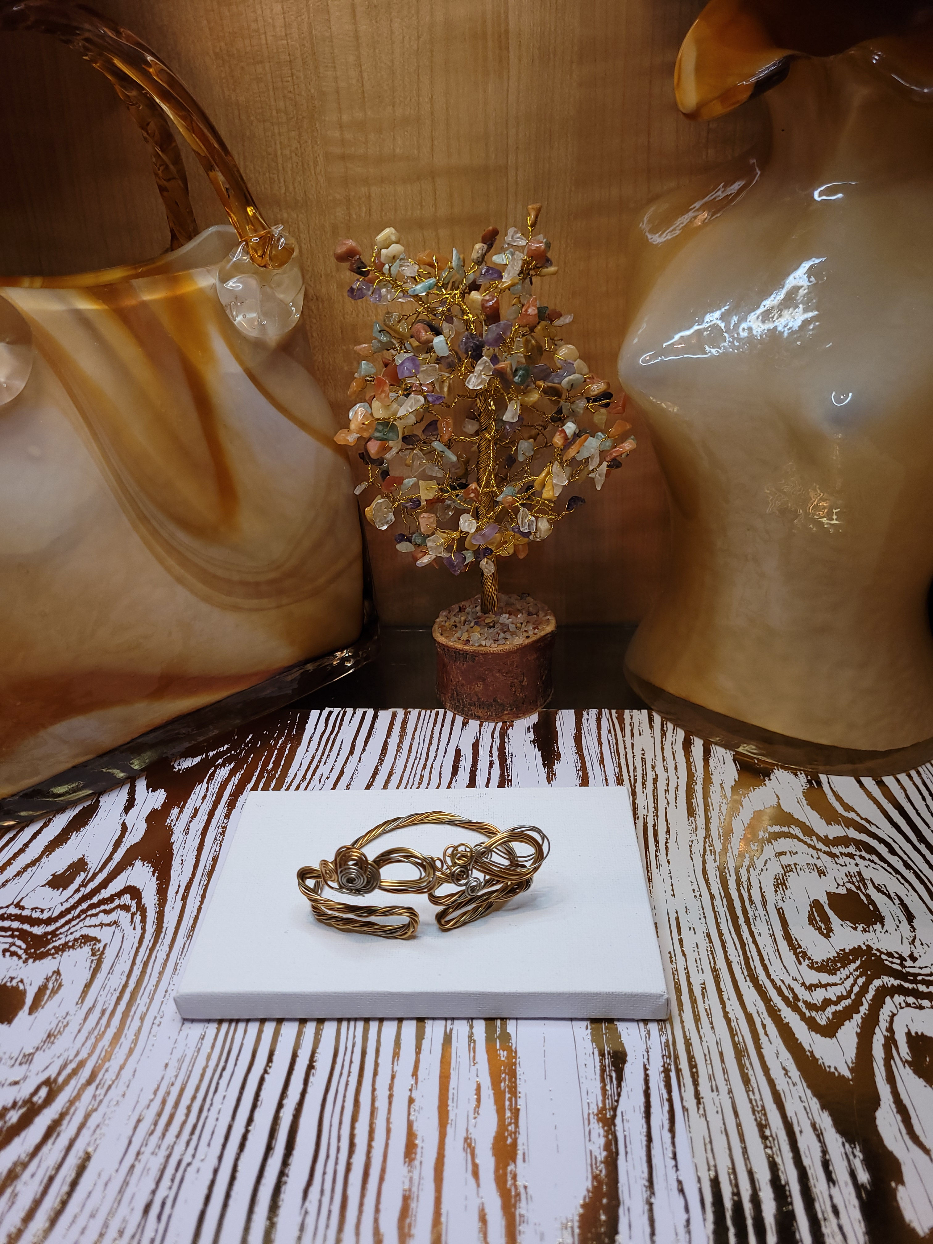 J - 2 Hand Made Copper Bracelet