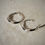 Thumbnail: Mini Rebel Hoops Silver 