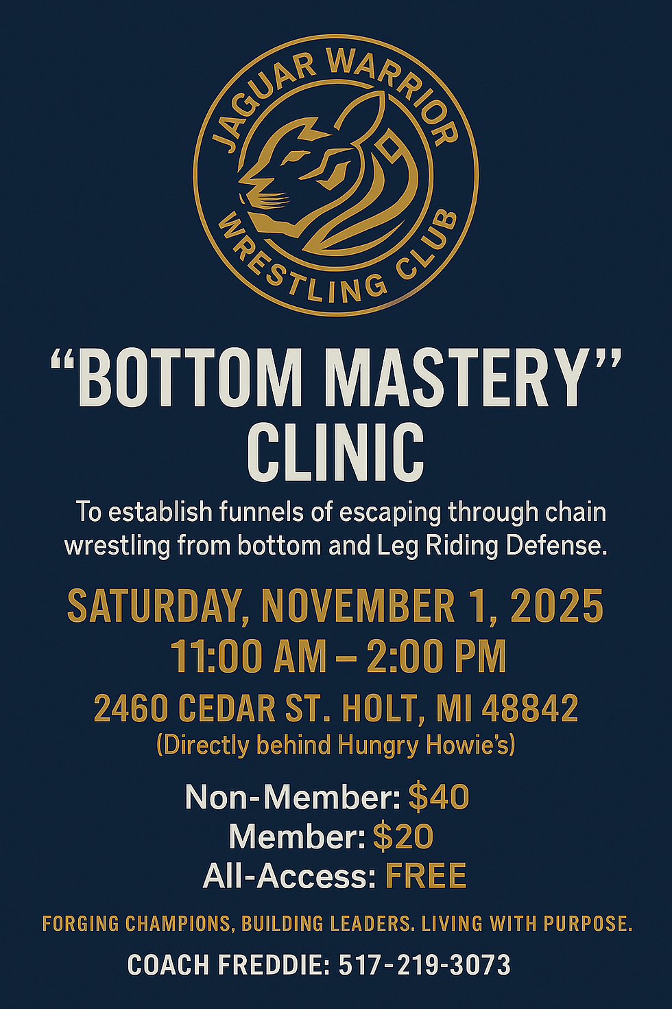 “Bottom Mastery” Clinic