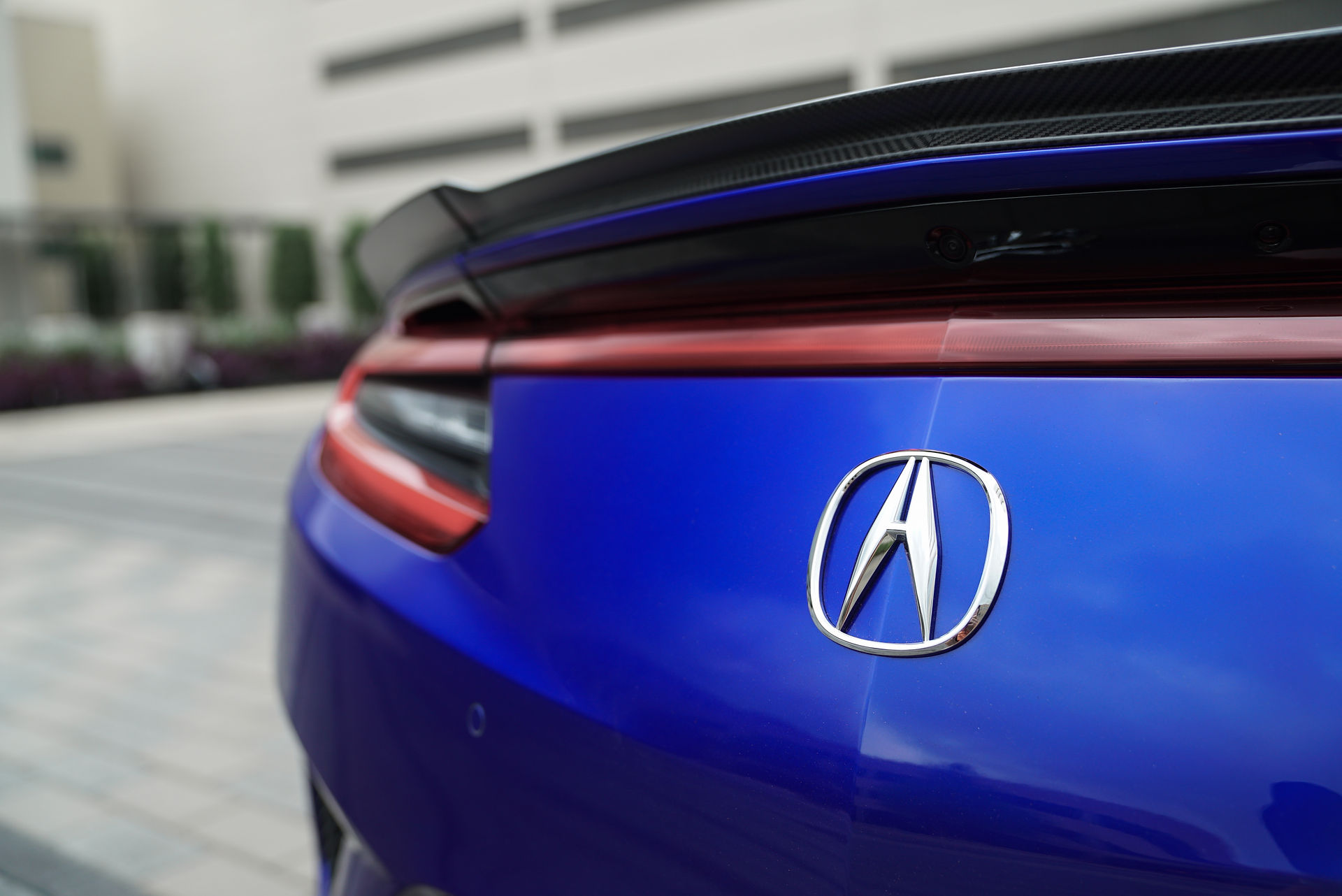 Blue Acura NSX