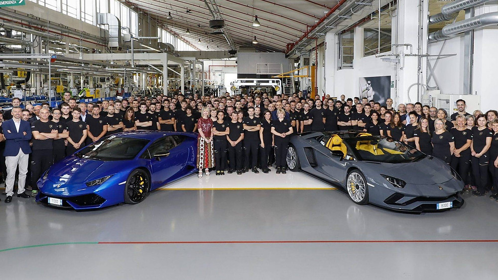 8000th lamborghini aventador