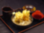 Shellfish Tempura on the Soba noodles[COLD] 