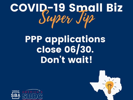 Application closes 6/30