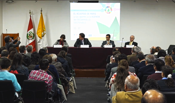 Seminario internacional: "El Acuerdo de París y sus aportes a la Agenda del Desarrollo Sostenib