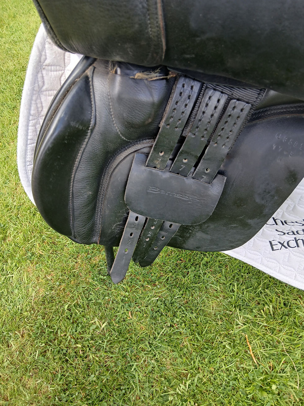 Thumbnail: 17.5 " Barnsby event saddle wide square cantle