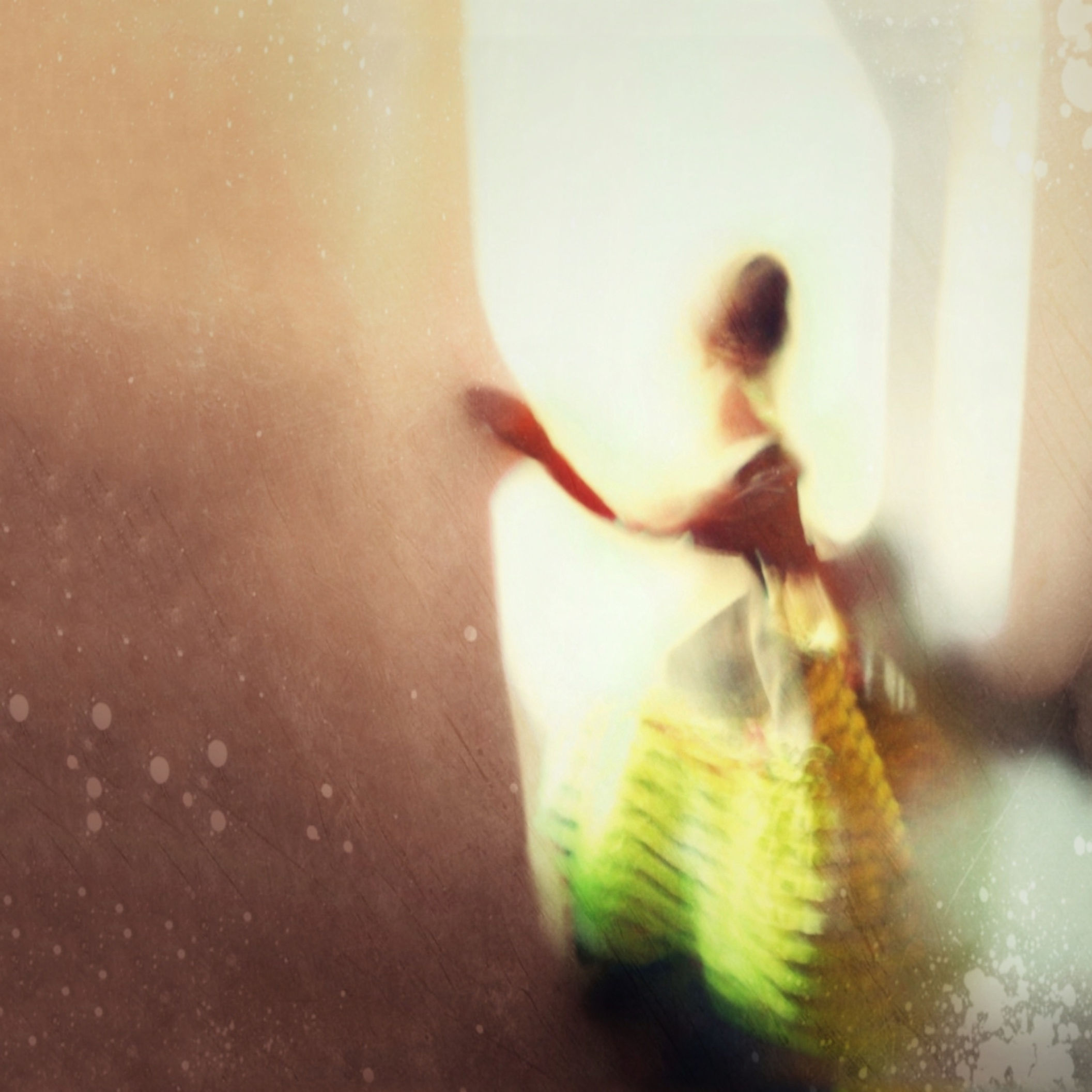 Young Girl At Window 12 x12 Art Print