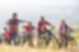 Happy Family Mountain Biking