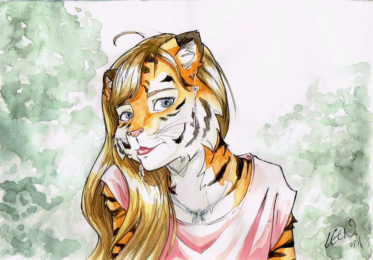 portrait animalisé couleurs 30€
