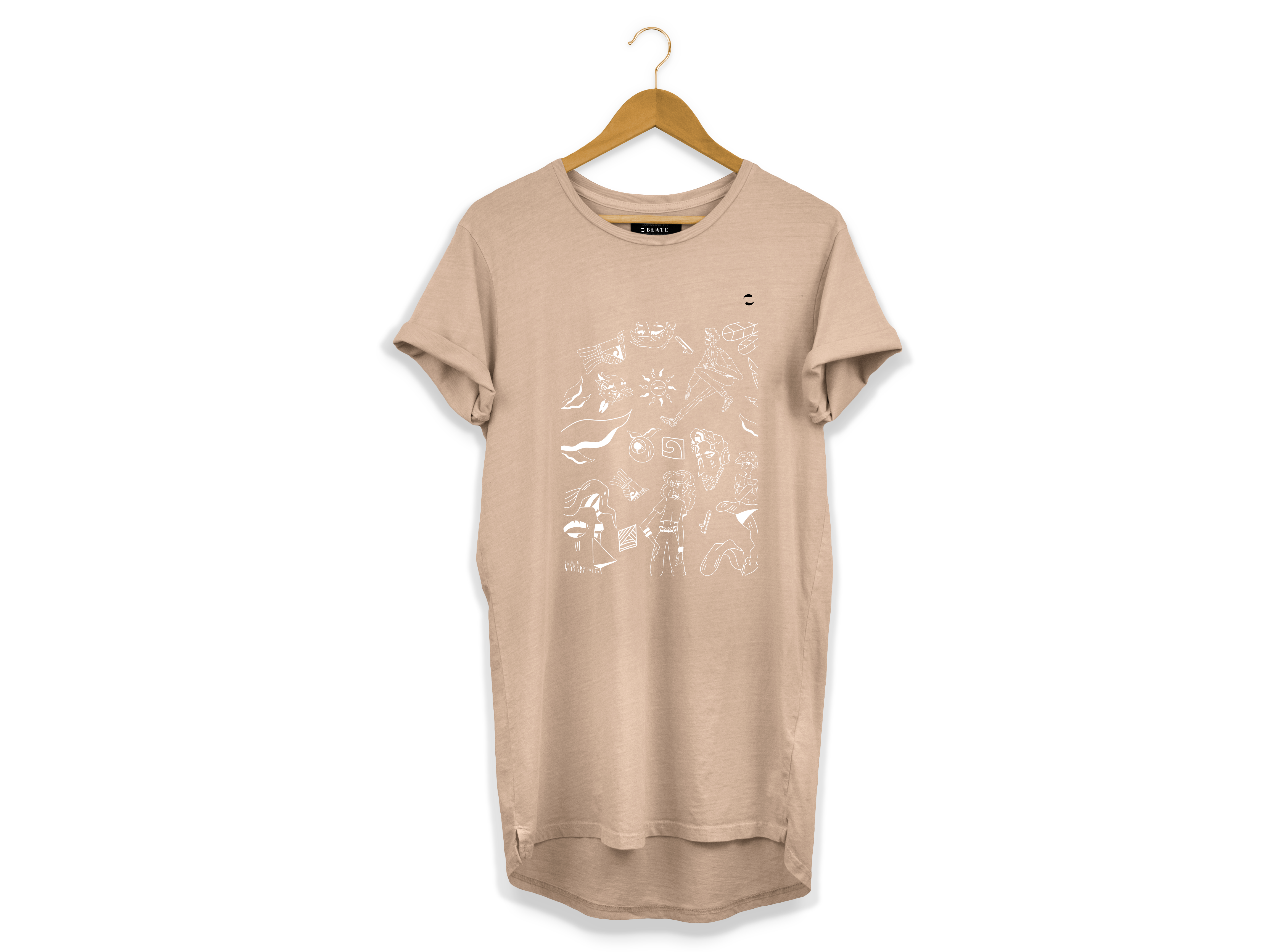 Camiseta estampado Blate | Beige