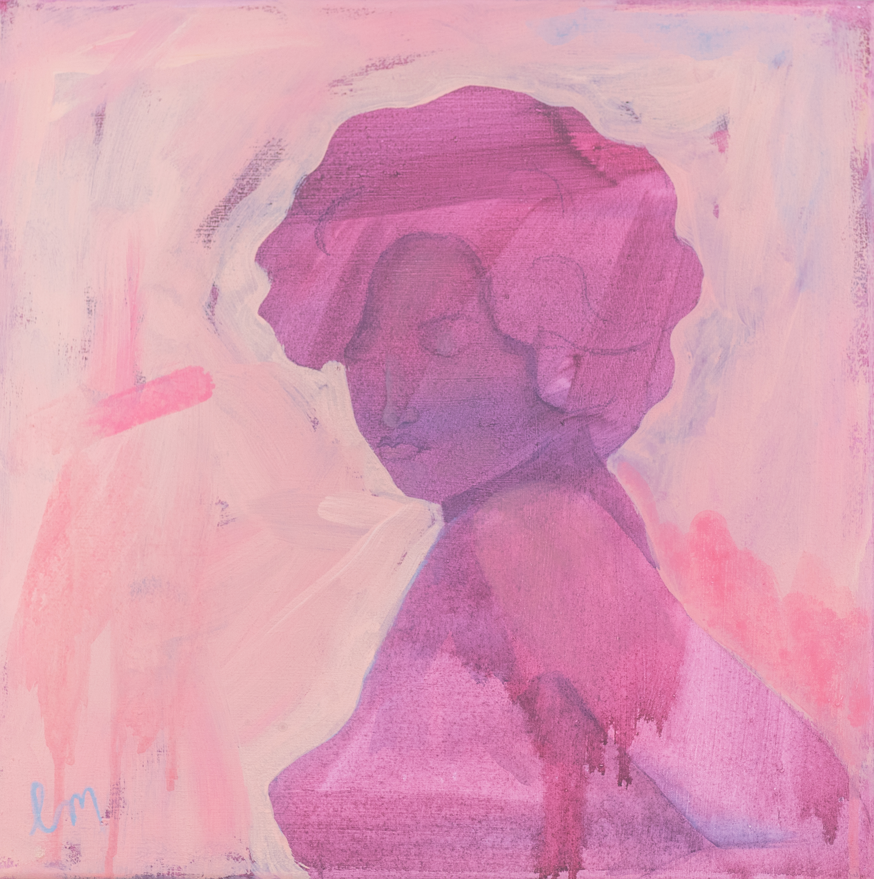 Malerei Portrait, moderne Kunst, feministische Kunst