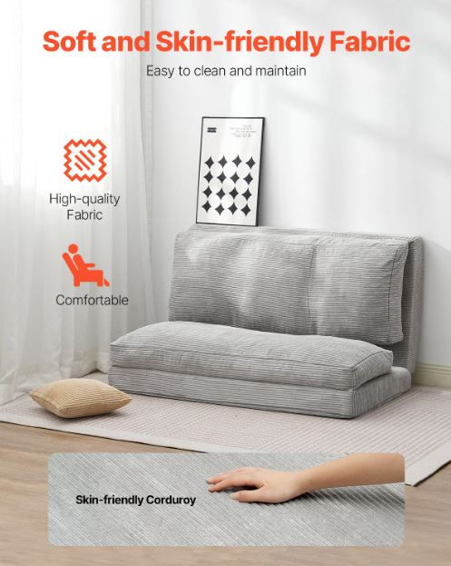 Minijatura: Sklopivi kauč-krevet s perivom navlakom