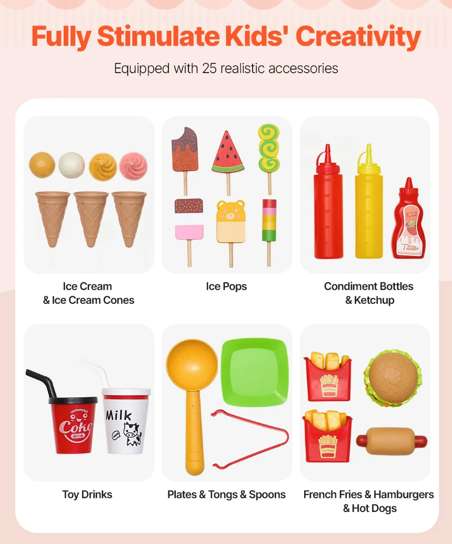 Minijatura: Kolica za sladoled za djecu