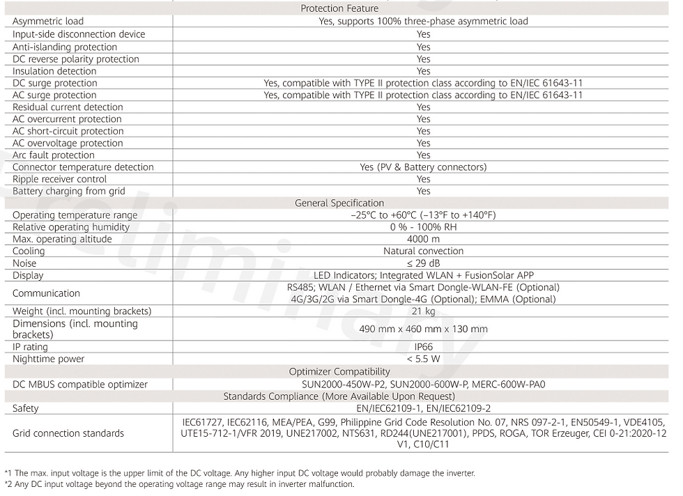 Minijatura: Huawei SUN2000-5kW-MAP0 HC solarni inverter