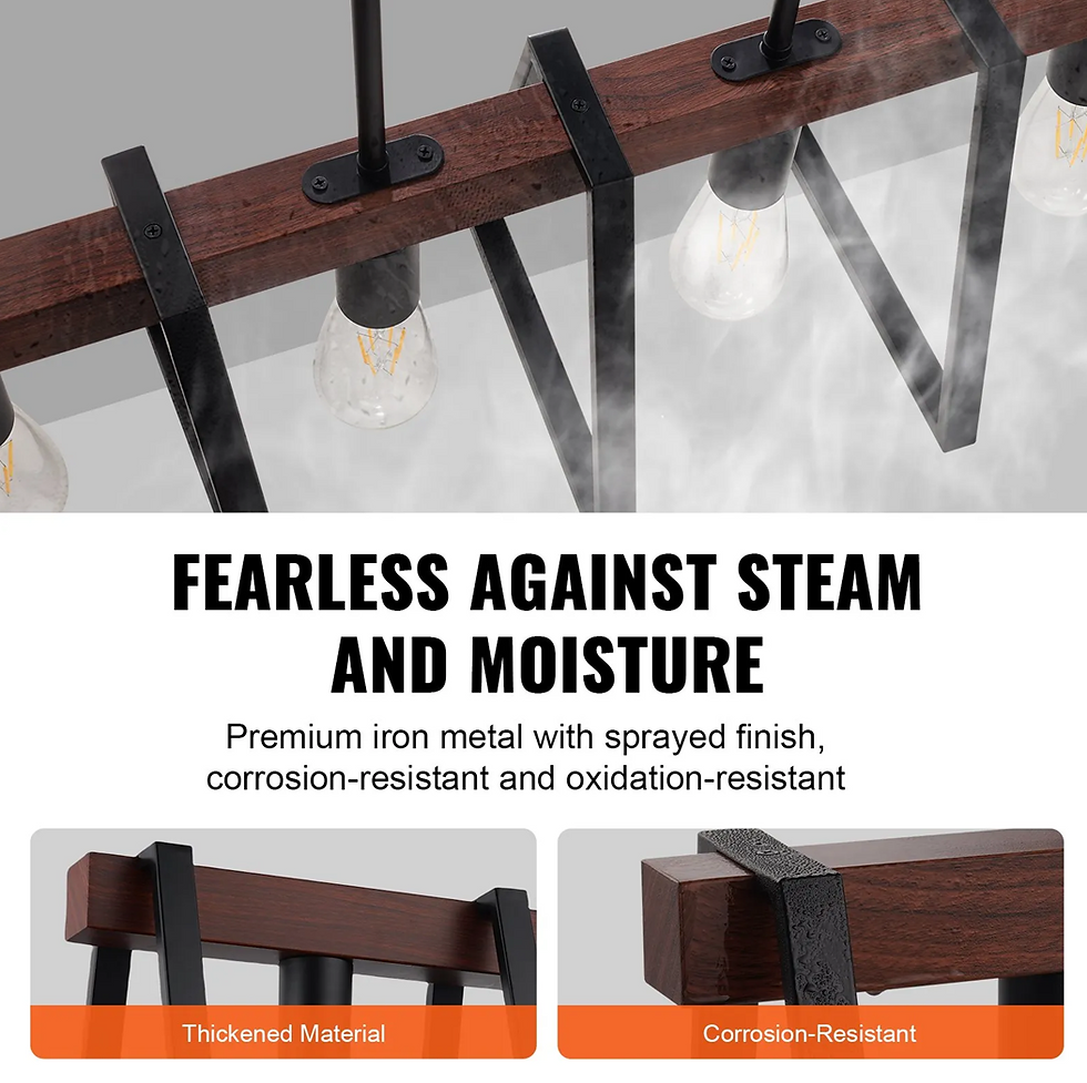 Minijatura: Podesivi - Viseći lusteri za kuhinjski otok s 4 žarulje - 60 W