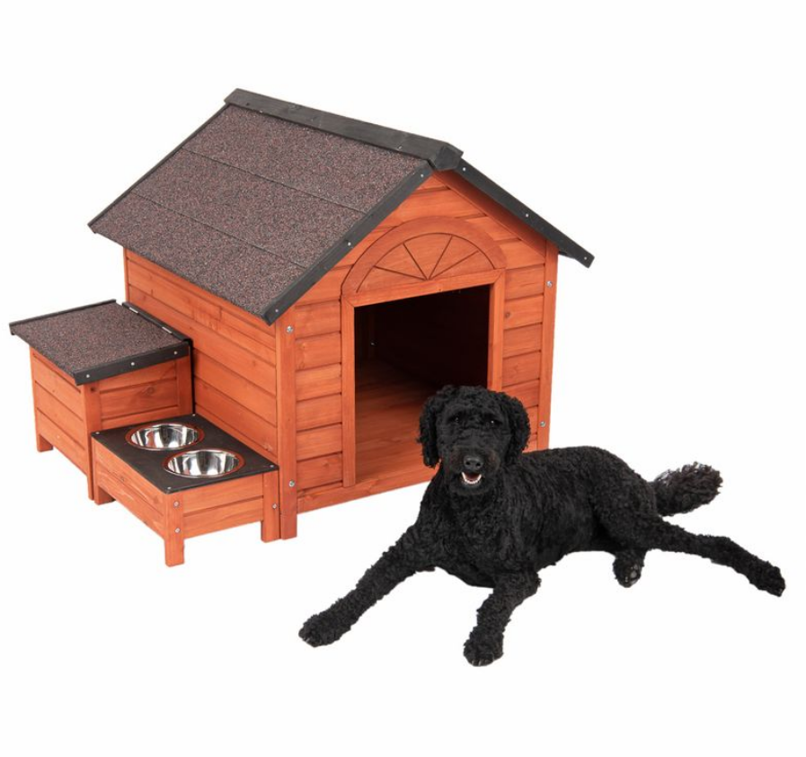 Minijatura: Kućica za pse s hranilištem