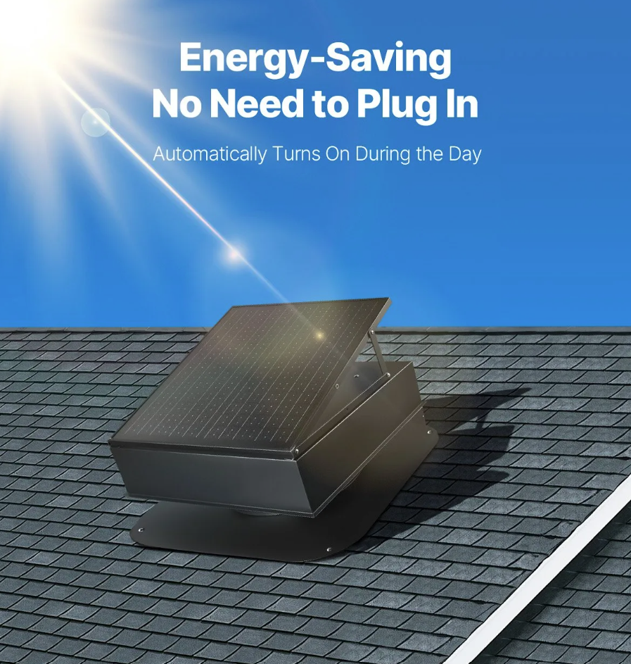 Minijatura: Pametni solarni krovni ventilator od 35 W