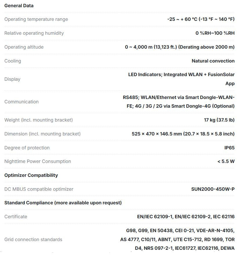 Minijatura: Huawei SUN2000-3KTL-M1 HC inverter