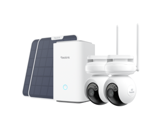 Kućni Hub s Altas PT Ultra kućnim Hubom s 2 x kamera i 2 x solarna panela