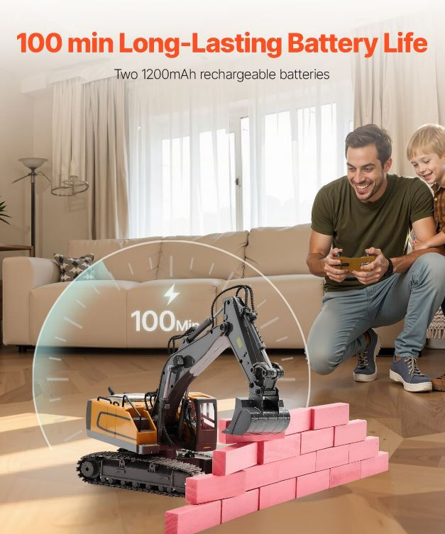 Minijatura: RC bager u mjerilu 1:20 - 11 kanala