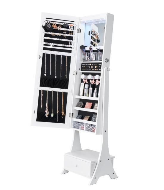 Minijatura: Stojeći ormarić za nakit s ogledalom