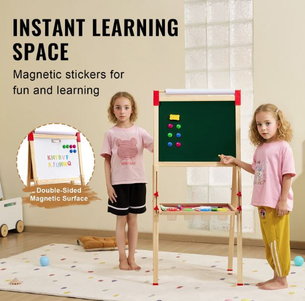 Minijatura: Dječji umjetnički štafelaj dvostrani 3 u 1