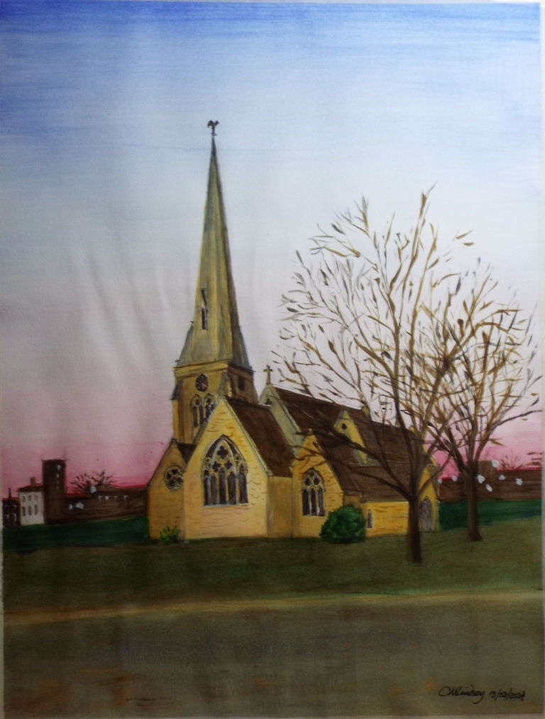 All Saints Church Blackheath at Dusk by Christopher Lindsey