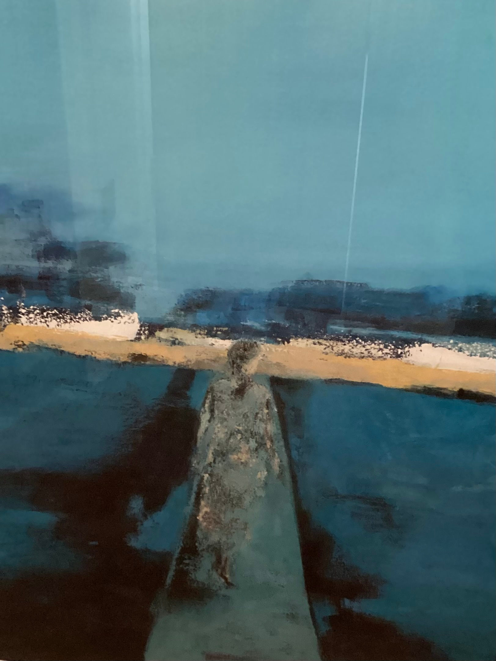 Girl on Pier by Frances Skittrall
