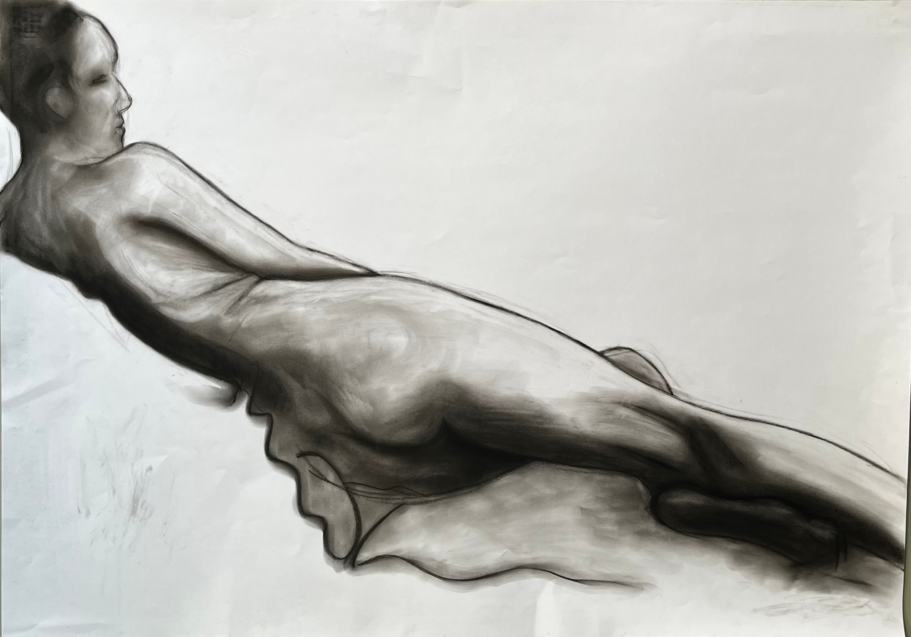 Life Drawing Female by Barbara Hunter