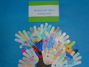 Art for 'Friendship Week' in Senior Infants!