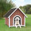 Thumbnail: Nantucket Dog House (L), Brown/White