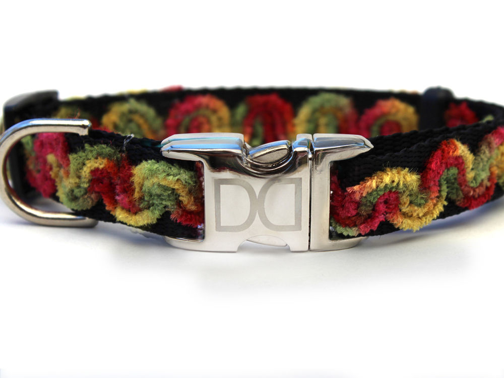 Waves Merlot Dog Collar