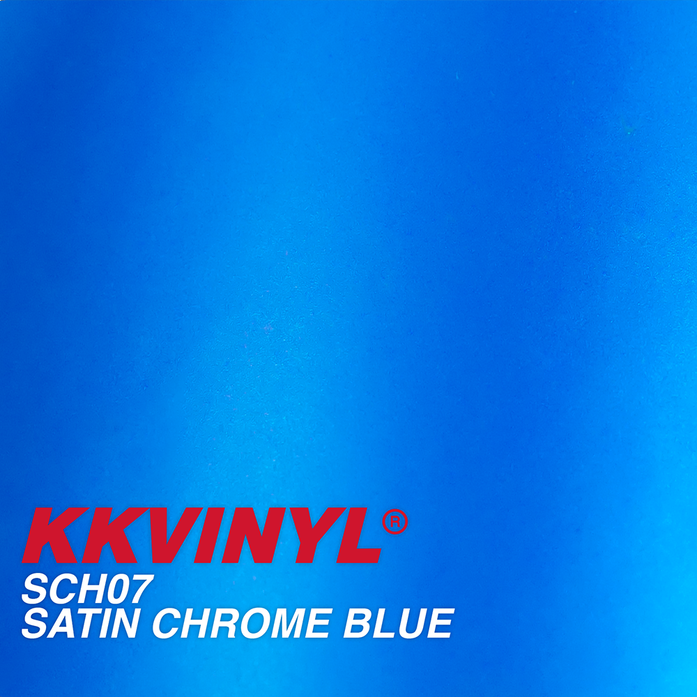 SATIN CHROME BLUE