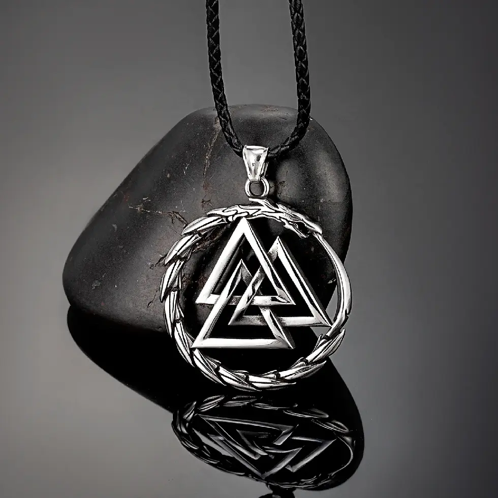 Thumbnail: Vikings Dragon Stainless Steel Necklace