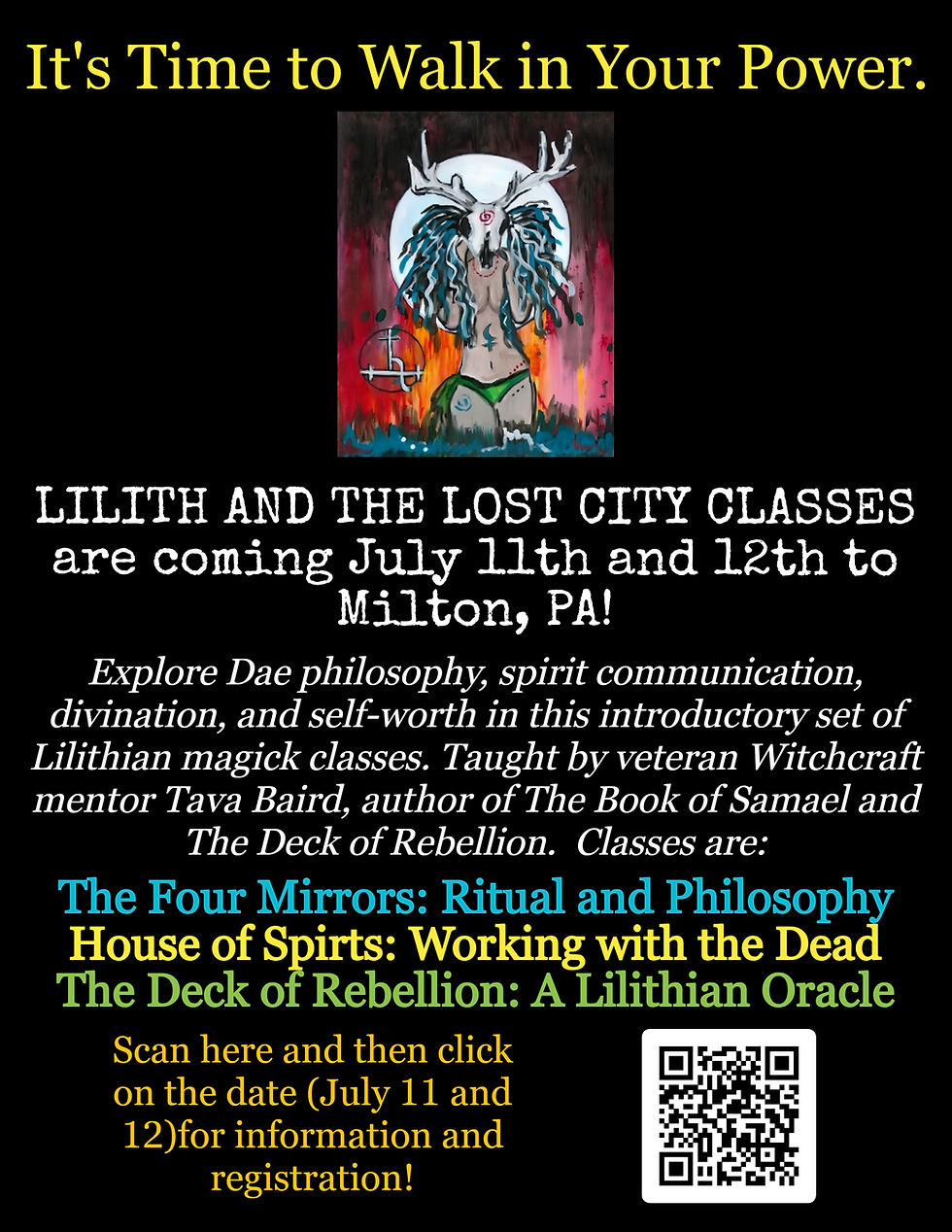 Need a Weekend Away with Samael and Lilith? Come and Join Us...