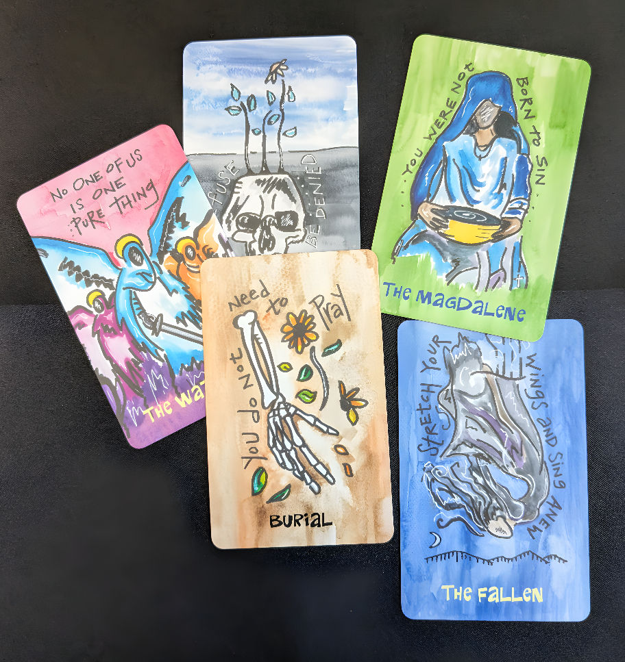 Thumbnail: The Deck of Rebellion: Lilithian Cartomancy DECK AND Signed Book