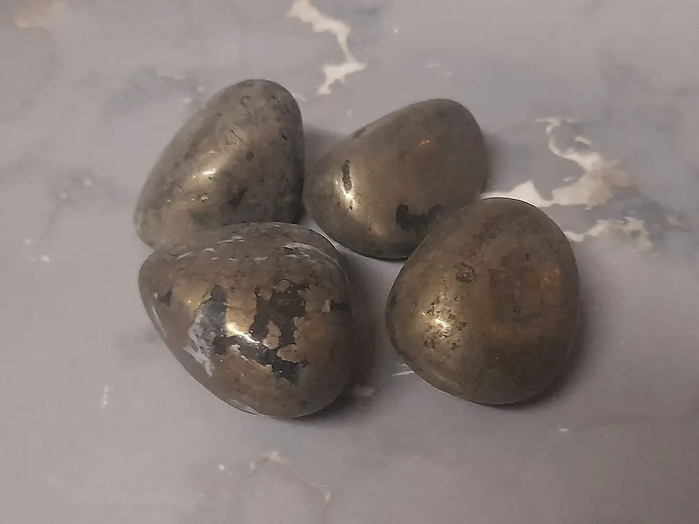 Pyrite Chispa Tumblestone