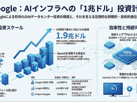 AI投資150兆円時代へ:Googleのインフラ戦略から読み解く、日本企業が備えるべき次の一手